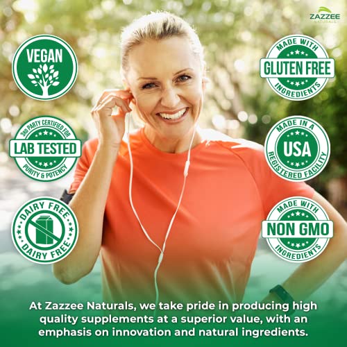 Zazzee Extra Strength Citicoline (500 mg) - 100 Vegan Capsules for Cognitive Support