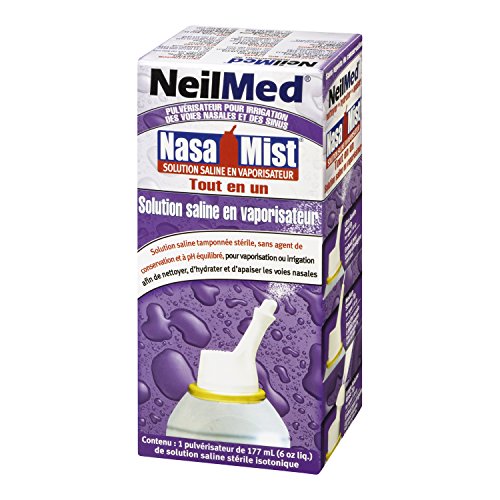 NeilMed NasaMist Multi-Purpose Saline Spray - All-in-One Nasal Relief, 6.0 oz