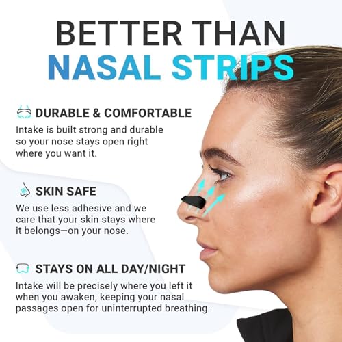 Maproti 30 Pack Intake Nasal Strips for Anti-Snoring & Better Breathing