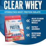 Applied Nutrition Clear Whey Isolate - High Protein Powder, Fruit Juice Style Flavors | Strawberry & Raspberry