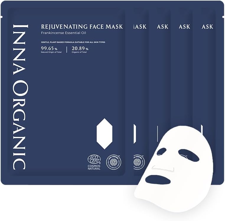 INNA Organic Frankincense Revitalizing Face Mask (5 Pack)