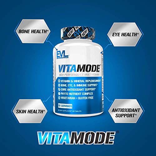 Evlution Nutrition Mens Multivitamin, VitaMode - High Performance Daily Vitamin Support (60 Servings)