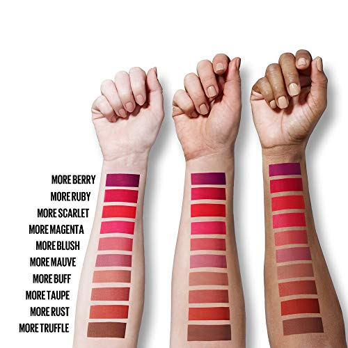 Maybelline Color Sensational Ultimatte Matte Lipstick - Non-Drying, Intense Color Pigment, More Blush, Rose Pink, 1 Count