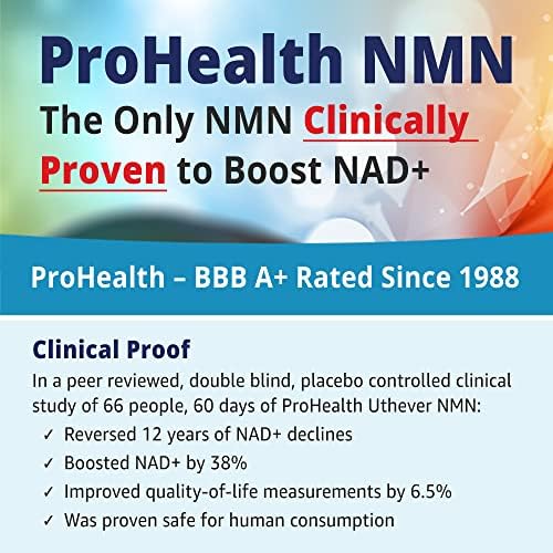 ProHealth Longevity NMN Pro 250: Sustained-Release, Pharmaceutical-Grade NMN