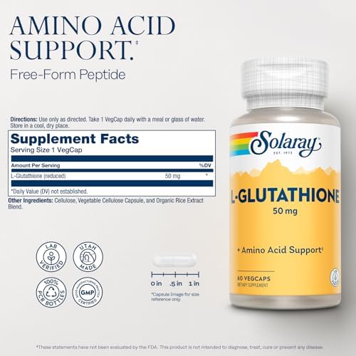Solaray L-Glutathione: Antioxidant Support for Cellular Health