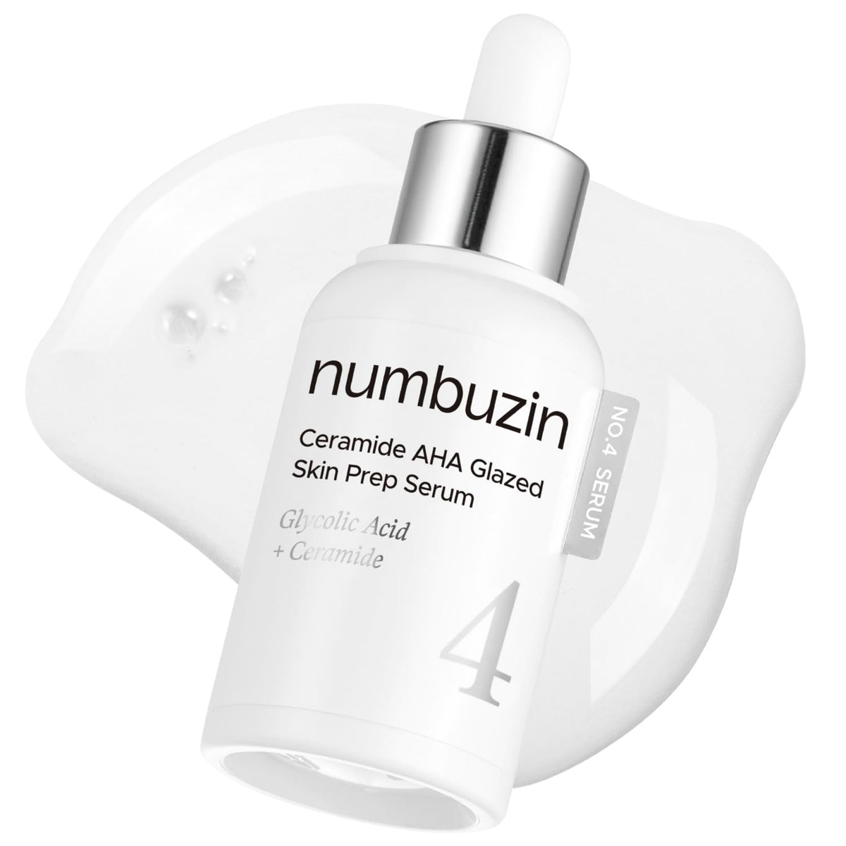 numbuzin No.4 Serum – Ceramide AHA Glazed Skin Prep Serum for Exfoliation & Barrier Repair