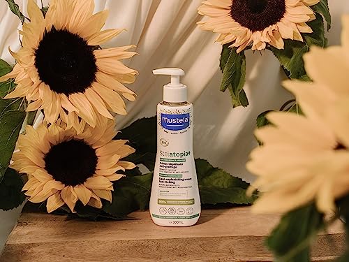 Mustela Stelatopia Anti-Itch Relief Cream Organic for Babies, Children & Whole Family - Extremely Dry Skin or Atopic Dermatitis - 300ml