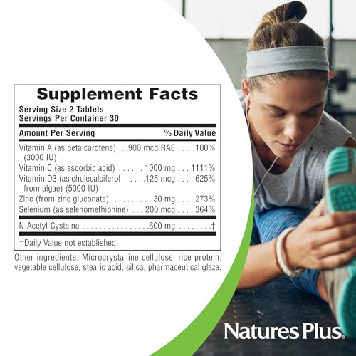 Nature's Plus Immune Boost Daily Support Tablets – 60 Tablets