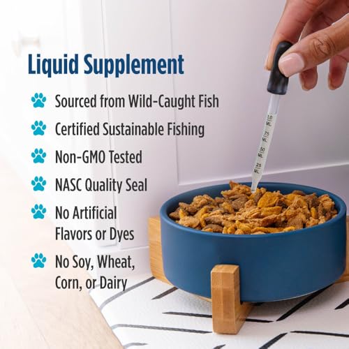 Nordic Naturals Omega-3 Pet Supplement for Cats & Small Breed Dogs - 2 fl oz (60 ml)