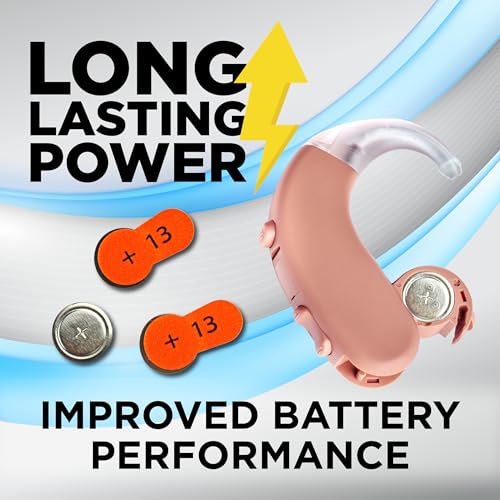 Powermax Size 13 Hearing Aid Batteries (Orange Tab) - 64 Count