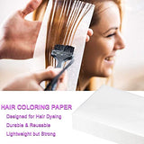 MAKINGTEC Hair Dye Paper - 50PCS Reusable Foam Hair Wraps for Professional Coloring