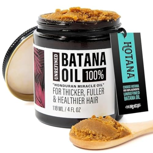 Unrefined Batana Oil for Hair Growth - 4oz | Authentic Organic Dr Sebi Hair Mask from Honduras