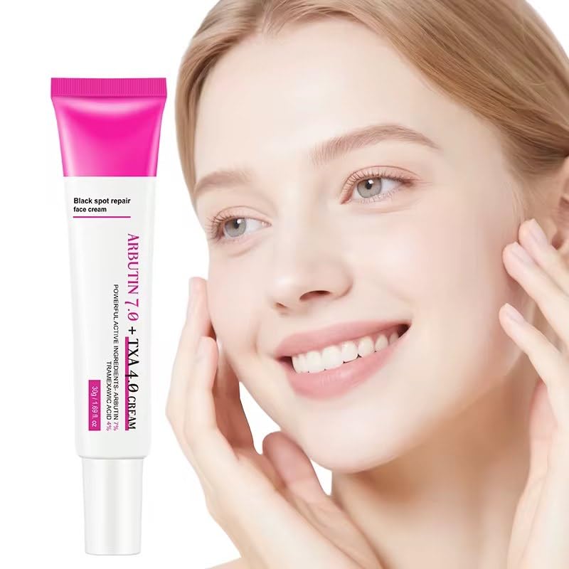 Emille Beauty Arbutin & Tanexamin Acid 4% Potent Brightening Cream, Even Skin Tone, 70esppm Arbutin