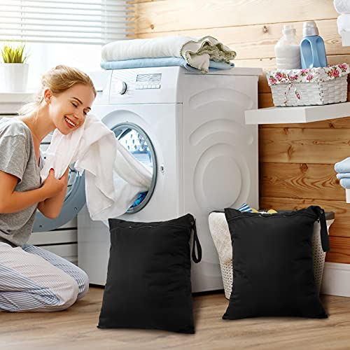 Shappy 2 Pcs Large Travel Laundry Bag - Washable Waterproof Wet Dry Clothes Storage