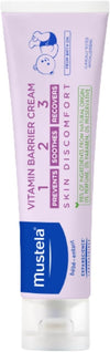 Mustela 1 2 3 Vitamin Barrier Cream (100ml) - Protects & Soothes Baby's Skin