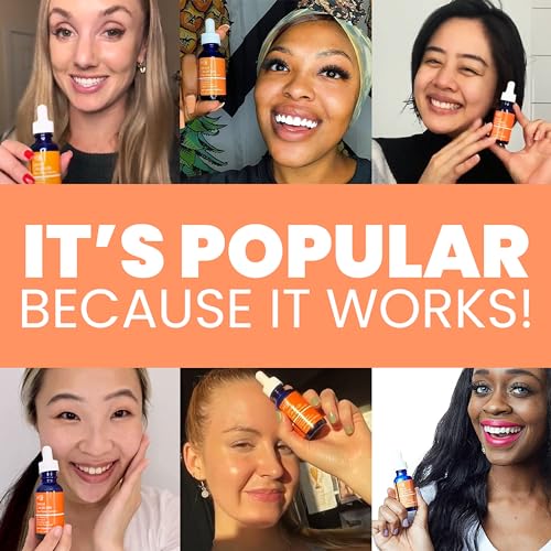 SeoulCeuticals 20% Vitamin C Hyaluronic Acid Serum + CE Ferulic Acid - Anti-Aging Korean Beauty Serum 1oz