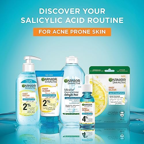 Garnier SkinActive Fast Clear Gel Wash with Salicylic Acid - 200ml