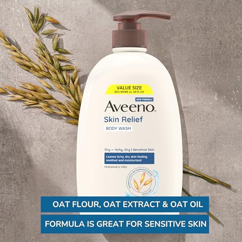 Aveeno Skin Relief Fragrance-Free Body Wash - Soothe Sensitive Skin