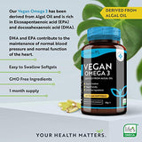 Nutravita Vegan Omega-3 Algal Oil (600mg DHA, 300mg EPA) - 60 Softgels