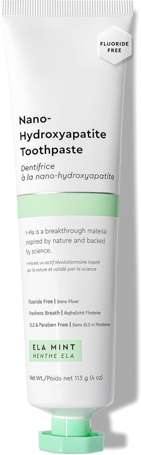 Ela Mint Natural Toothpaste - Fluoride-Free, 4oz