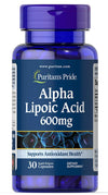 Puritan's Pride Alpha Lipoic Acid 600mg Capsules - 30 Count Rapid Release Trial