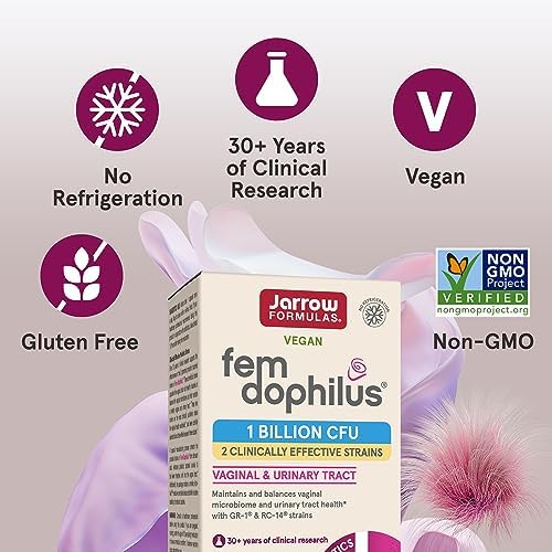 Jarrow Formulas, Vegan Fem Dophilus, 1 Billion CFU, 60 Veggie Capsule