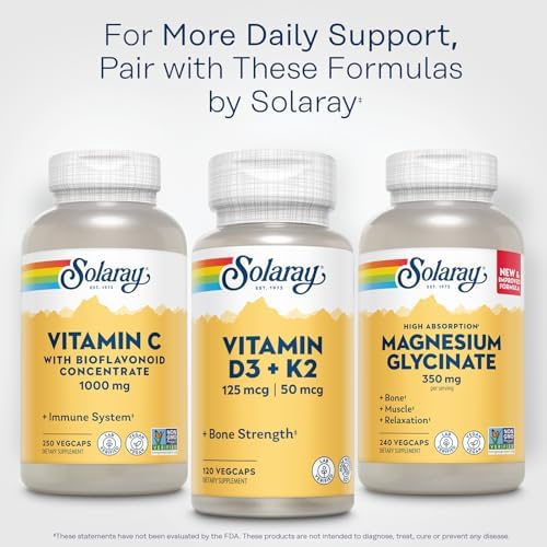 Solaray Vitamin C with Bioflavonoids - 1000mg (250 VegCaps)