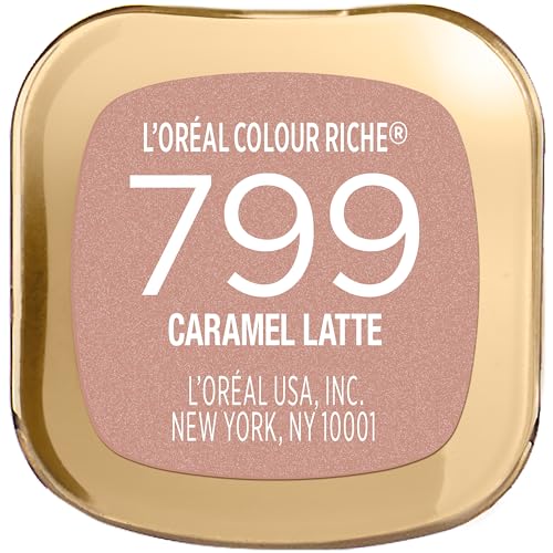L’Oréal Paris Colour Riche Original Creamy Hydrating Satin Lipstick, 799 Caramel Latte, 1 Count