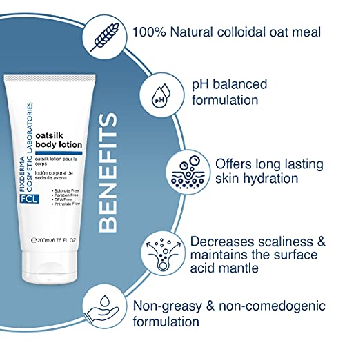 FCL Oatsilk Body Lotion - 200 ml | Deep Hydration for Dry & Rough Skin