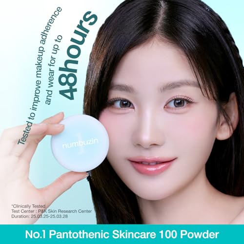Numbuzin No.1 Pantothenic Skincare Powder – 0.24oz | Silica + Pantothenic Acid + CICA for Acne-Prone Skin