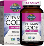 Garden of Life Vitamin Code Women's Multivitamin - Raw Whole Food Nutrition (120 Veggie Caps)