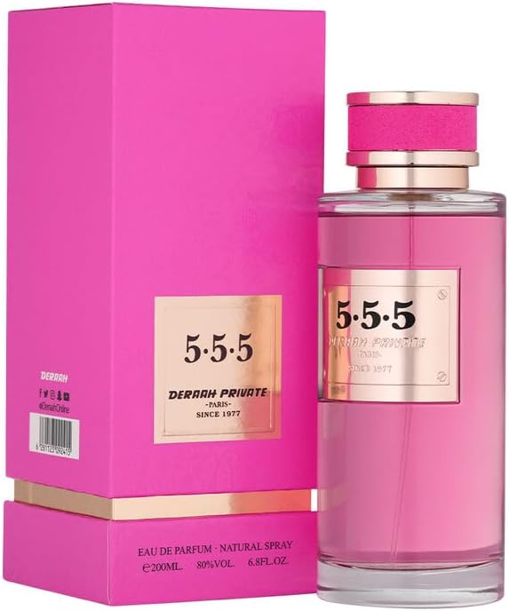 Deraah Private 555: Women's Eau de Parfum - 200ml