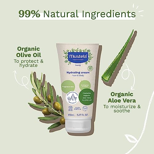 Mustela Certified Organic Hydrating Cream - Natural Body Lotion 150ml
