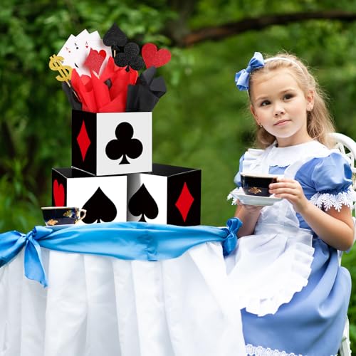 Zhanmai Casino Theme Party Decorations & Favor Boxes (2 Sets)