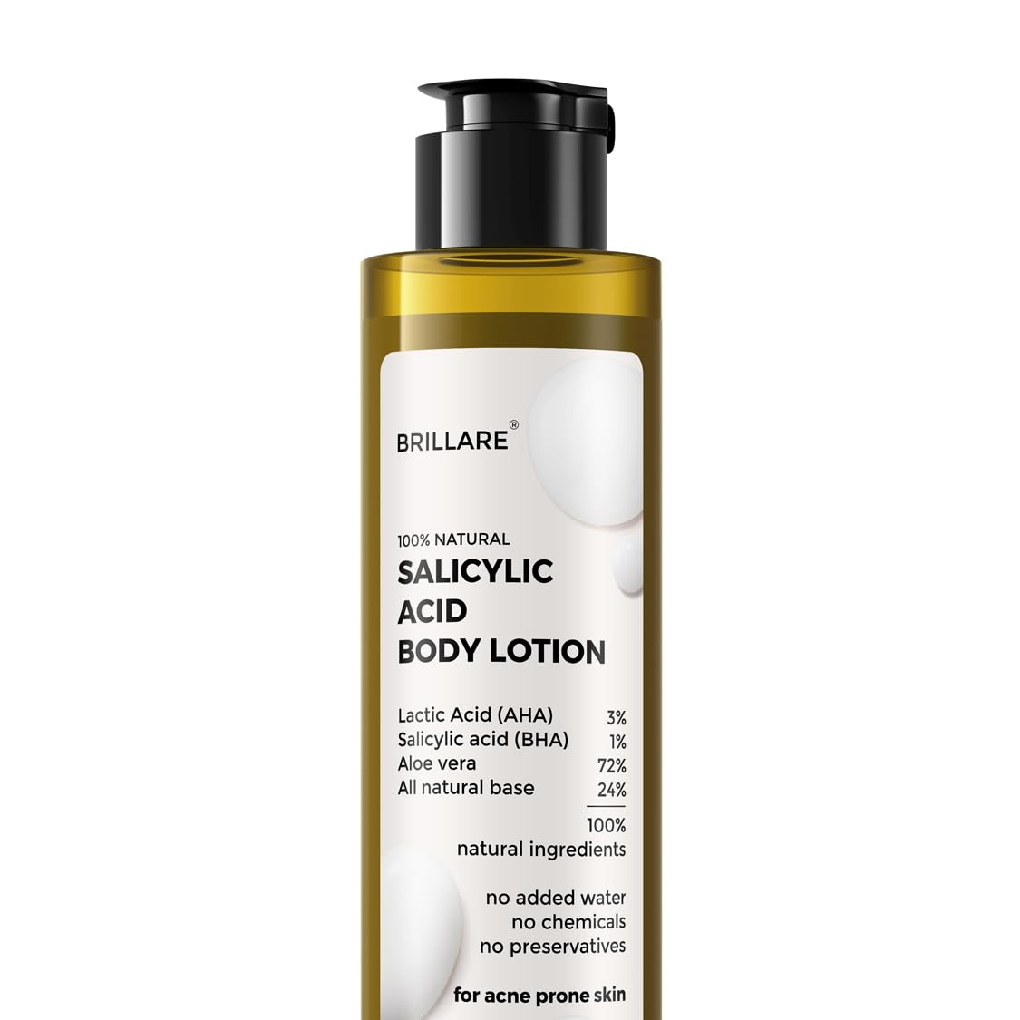 Brillare Salicylic Acid Body Lotion - AHA BHA For Acne & Dry Skin
