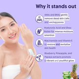 Aravi Organic 10% AHA + 1% BHA Exfoliating Lotion with Niacinamide