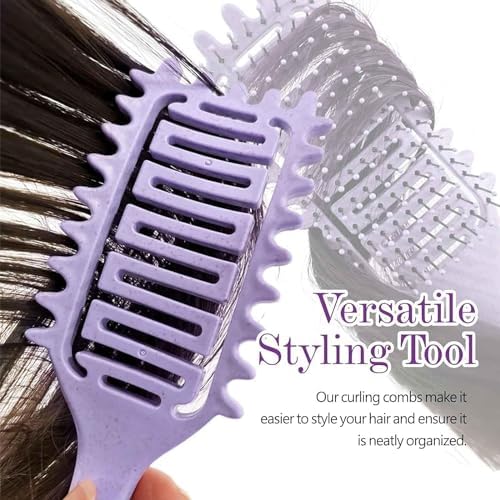 ELIO Curl Defining Brush - Purple - Enhance & Shape Your Curls