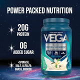 Vega Protein & Greens Berry Vegan Protein Powder - 20g Plant-Based Protein with Veggies, 26 Servings, 1.7lb