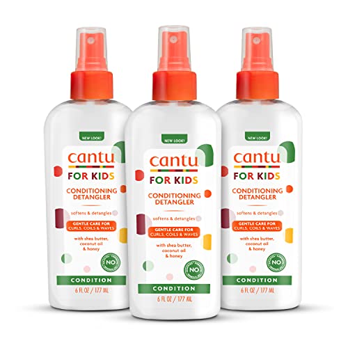 Cantu Care for Kids Conditioning Detangler - Gentle Detangling Spray for Children's Hair