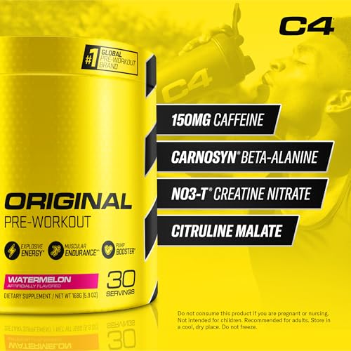 Cellucor C4 Explosive Pre-Workout Powder - Watermelon 6.88oz