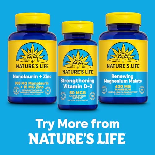 Nature's Life Magnesium Malate 100 Tablets (200mg) - Energy & Muscle Support