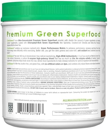 ALLMAX, CytoGreens, Premium Green Superfood for Athletes, Chocolate, 1.5 lbs (690 g)