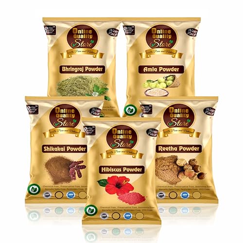 Ayurvedic Hair Care Powder Blend (Amla, Reetha, Shikakai, Bhringraj, Hibiscus) - 200g