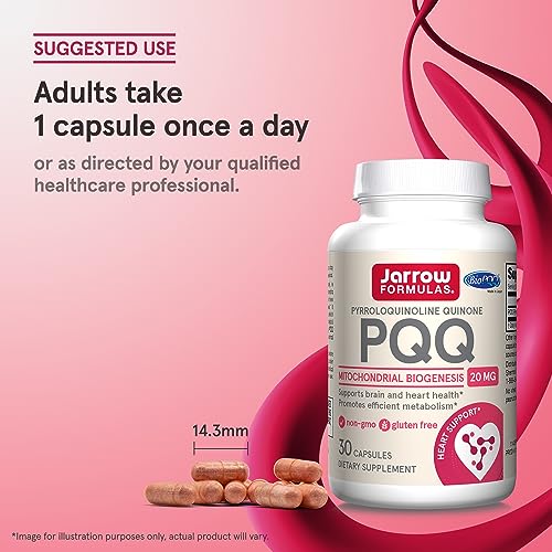 Jarrow Formulas PQQ: 20mg Pyrroloquinoline Quinone (30 Capsules)