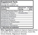 Kirkman Super Pro-Bio 75 Billion CFU 60 Vegetarian Capsules - Hypoallergenic Probiotic Bio-Max Series