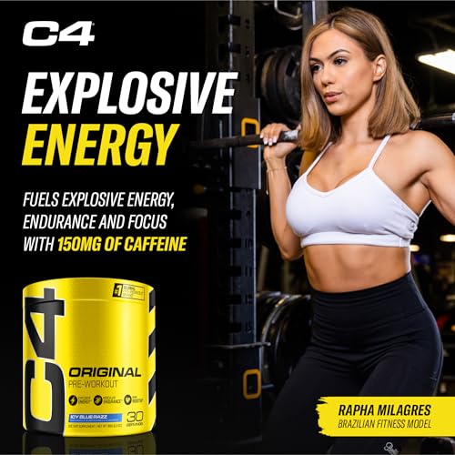 Cellucor C4 Original Explosive Pre-Workout - Icy Blue Razz (180g)