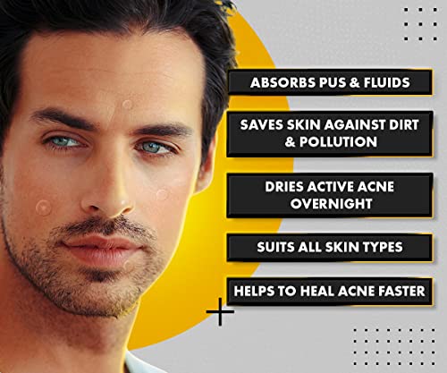 Urbangabru Acne Pimple Patch - 72 Invisible Facial Stickers with Hydrocolloid for Overnight Absorption