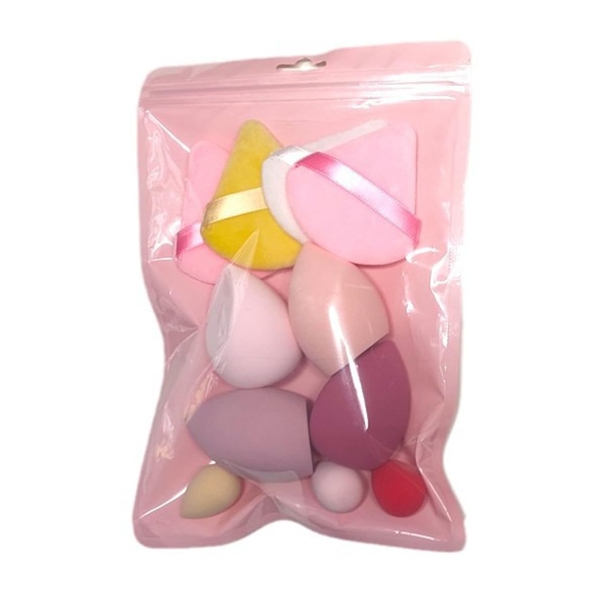 11-Piece Multi-Colored Makeup Sponge Set - Soft Beauty Blending Sponges for Liquid, Powder & Cream Foundation