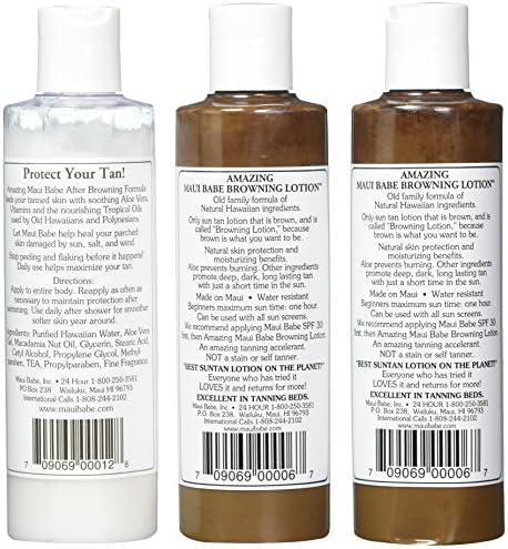 Maui Babe Tanning Pack (3 Bottles)