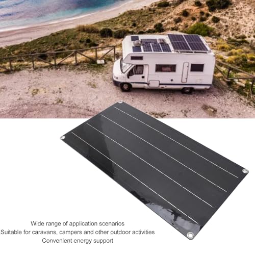 100W Monocrystalline Solar Panel Kit - Outdoor Camping Power Station for RV & Boat
